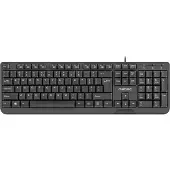 Natec NKL-0967 TROUT - Toetsenbord - Bekabeld USB - Full-size 104 toetsen - Zwart