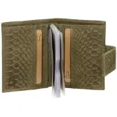 Dstrct - Cardholder kaki Leer | Maat 1