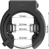 ABUS 6950m Am Nr Bk Xplus Frameslot Voor Fietsen