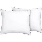 Shumee PELISTER - Kussen set van 2 - Wit - 50 x 60 cm - Katoen