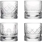 La Rochère Dandy whiskeyglas 4-delig Transparant