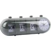 Karlsson Retro Tube Calendar Wekker | 26x9.3x9cm | Jungle groen