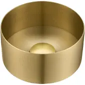 Saniclass ONE Waskom - 21x21x10 - RVS - Geborsteld messing (goud)