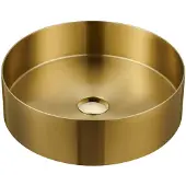 Saniclass ONE Waskom - 36x36x11cm - RVS - Geborsteld messing (goud)