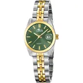 Lotus Analoog horloge '- Watch Old Money - Quartz watch movement - Watch case width: 26 mm' groen
