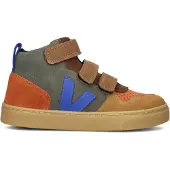 Veja Meisjes Sneakers Small V-10 Mid - Groen - Maat 34