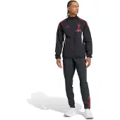 Adidas Liverpool Presentatie Trainingspak Full-Zip 2025-2026 Zwart Rood Wit