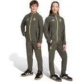 Adidas Real Madrid Vis Tech Trainingspak Full-Zip Kids Grijs Lichtgroen