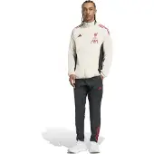 Adidas Liverpool Presentatie Trainingspak Full-Zip 2025-2026 Wit Zwart Rood