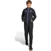 Adidas Manchester United Vis Tech Trainingspak Full-Zip Kids Zwart Paars