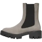 ONLY Chelsea boots 'ONLBETTY' greige / zwart