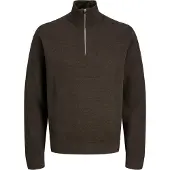 Jack & jones Premium Trui 'JPRBLAMILANO' donkerbruin