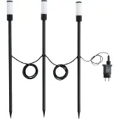 Eglo Set Van 3 Zancaro Tuinlampen Met Stekker