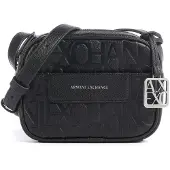 Armani Exchange Schoudertas 'LIZ PEBBLE' zwart