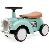 Baby Mix Retro Loopauto Mint – Loopwagen met Geluid en Opbergruimte