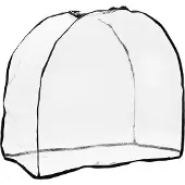 vidaXL Dierwagentent met opslag Doorzichtig 66 x 35 x 59 cm PVC