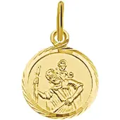 Marie-Celeste Marie Celeste hanger scapulier gediamanteerd - Goud