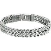 Vigor armband 10 mm 19 cm - Staal