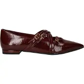 Tamaris Ballerina met riempjes merlot