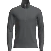 Icebreaker - Thermokleding - M Merino 200 Oasis LS Half Zip Black voor Heren van Wol - Maat S - Zwart