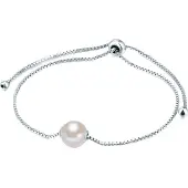 Valero Pearls Armband zilver / parelwit