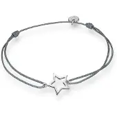 Glanzstücke Armband donkergrijs / zilver