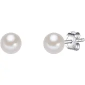 Valero Pearls Oorbellen zilver / parelwit