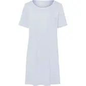 Hanro Nachthemd ' Cotton Deluxe 90cm ' lichtblauw