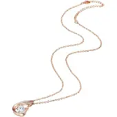 Rafaela Donata Ketting rose-goud / transparant