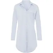 Hanro Nachthemd ' Cotton Deluxe 90cm ' lichtblauw