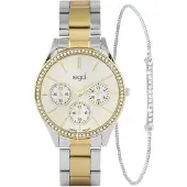 Lucardi Analoog horloge goud / zilver / wit