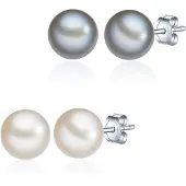 Valero Pearls Oorbellen zilver / wit