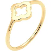 Elli Ring 'Kleeblatt' goud