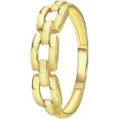 Lucardi Ring 'Klassisch' goud