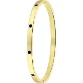 Lucardi Armband goud / zwart