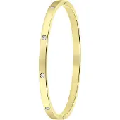 Lucardi Armband goud / transparant