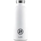 24Bottles Drinkfles 'Clima 500 ml' zwart / wit