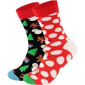 Happy socks Sokken groen / rood / zwart / wit