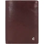 Esquire Portemonnee 'Toscana' donkerbruin / zilver
