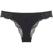 Triumph Slip ' Peony Florale Brazilian ' zwart