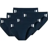 Schiesser Slip donkerblauw / wit