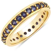 Rafaela Donata Ring goudgeel / violetblauw