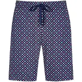 Mey Pyjamabroek 'Tie Minimal' donkerblauw / rood / wit