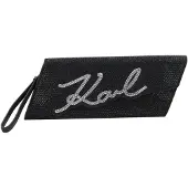Karl Lagerfeld Clutch zwart / zilver