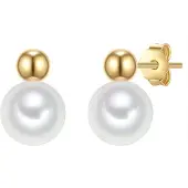 Valero Pearls Oorbellen goud / wit