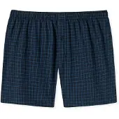 Schiesser Boxershorts ' Cotton Casuals ' donkerblauw