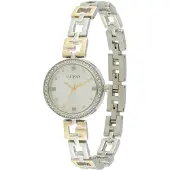 GUESS Analoog horloge goud / zilver / wit