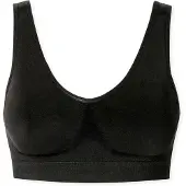Schiesser BH 'Casual Seamless' zwart