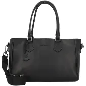 Greenburry Pure Black Handtas Leer 33 cm zwart