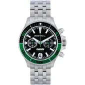 Breil Analoog horloge 'Manta P.R.O.' groen / zwart / zilver